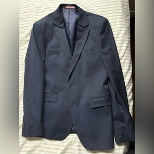 Classic Navy Single-Breasted Sport Coat